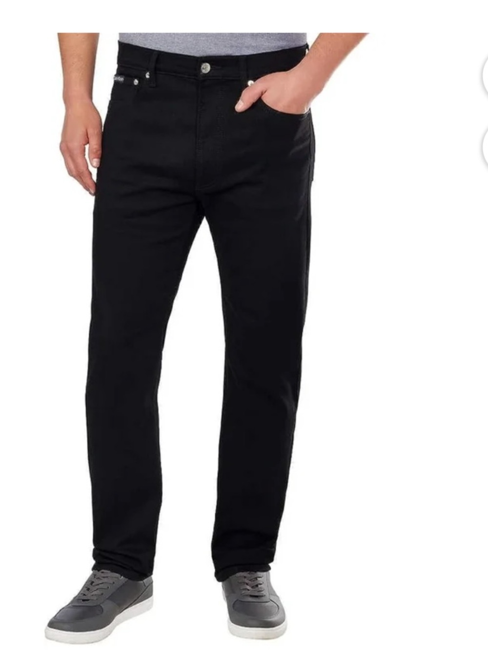 Classic Straight slim Fit Men’s Jeans - Black. Size 32/32